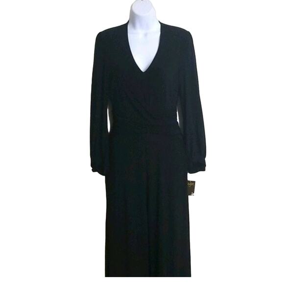 NWT Black Taylor Wide Leg Jumpsuit - Picture 1 of 12